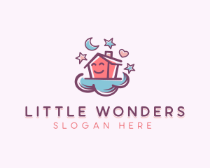 Cloud Home Daycare logo design