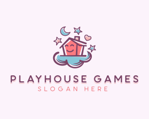 Cloud Home Daycare logo design