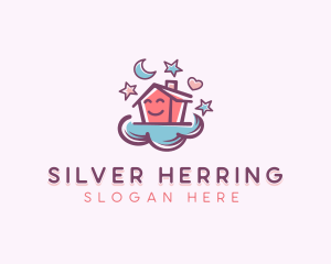 Cloud Home Daycare logo design