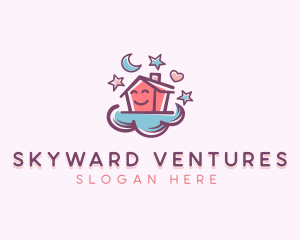 Cloud Home Daycare logo design