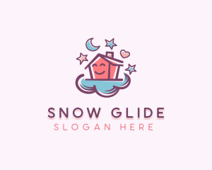 Cloud Home Daycare logo design