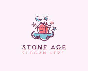 Cloud Home Daycare logo design