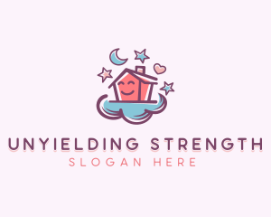 Cloud Home Daycare logo design