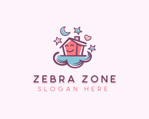 Cloud Home Daycare logo design