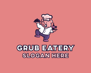 Pig Chef Restaurant  logo design