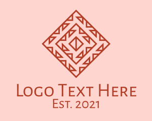 Geometric Aztec Decoration logo