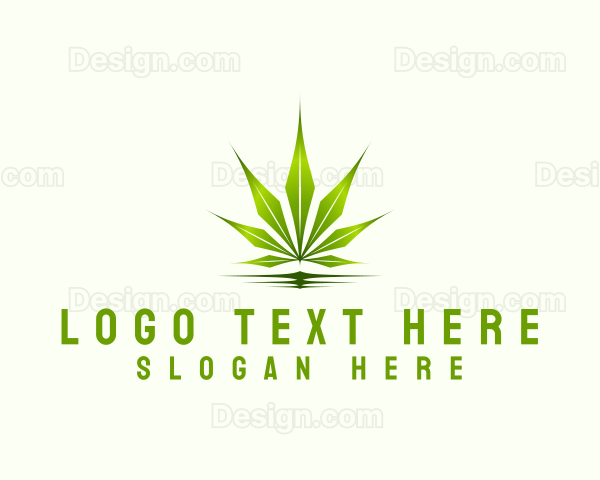 Organic Leaf Cannabis Logo