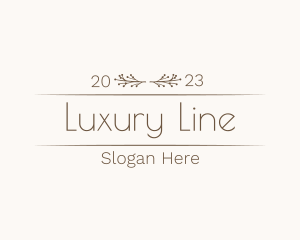 Elegant Floral Boutique logo design