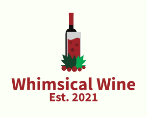 Wine Drink Bar  logo design