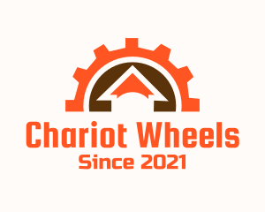 Cog Wheel House logo design