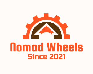 Cog Wheel House logo design