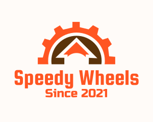 Cog Wheel House logo design