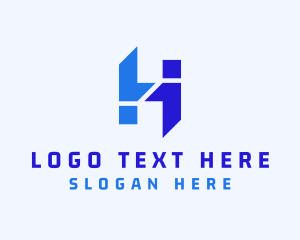 Tech Letter HI Monogram logo
