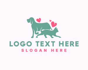 Pet Love Dog Cat logo