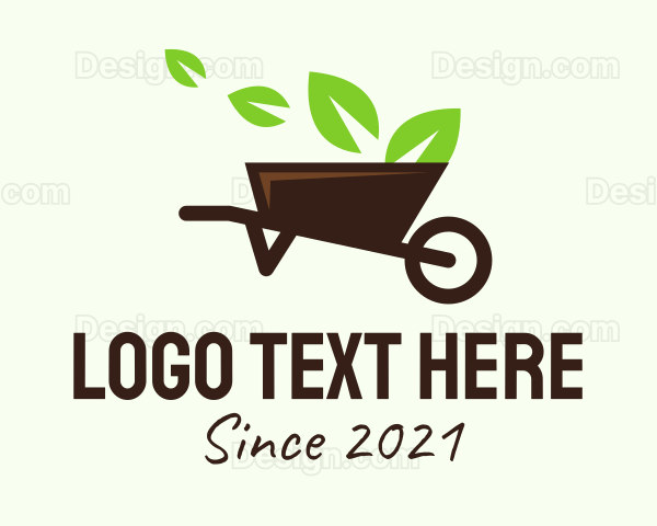 Wheel Barrow Garden Logo