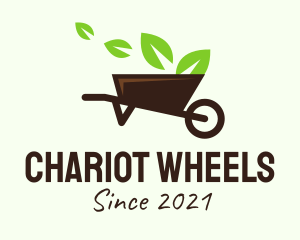 Wheel Barrow Garden  logo design