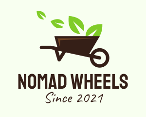 Wheel Barrow Garden  logo design