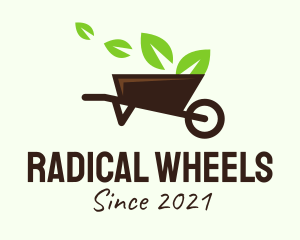 Wheel Barrow Garden  logo design