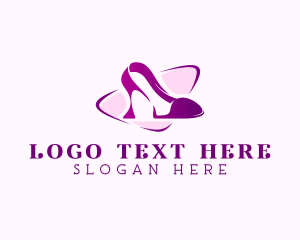 High Heel Stiletto Footwear logo design