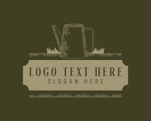 Rustic Watering Can logo