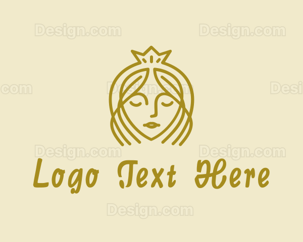 Golden Tiara Princess Logo