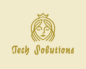 Golden Tiara Princess Logo