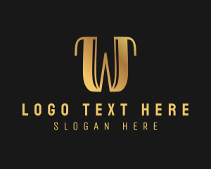 Brand - Golden Elegant Brand logo design