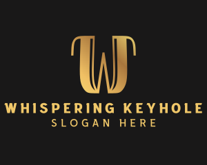 Golden Elegant Brand logo design