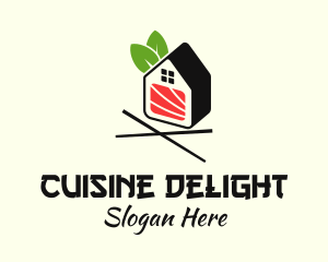 Organic Sushi House  logo design