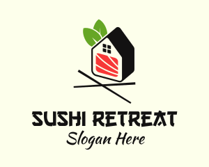 Organic Sushi House  logo design