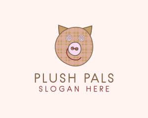 Pig Button Tailoring logo design