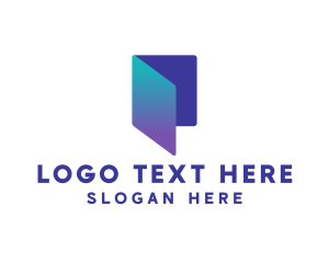 Gradient Document Folder logo