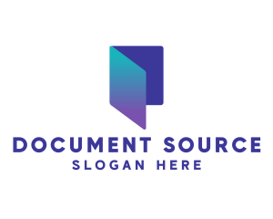 Gradient Document Folder logo