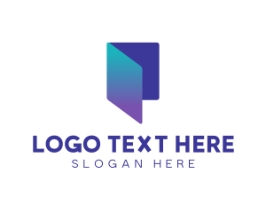 Gradient Document Folder logo