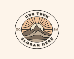 Peak Summit Hiking  logo design