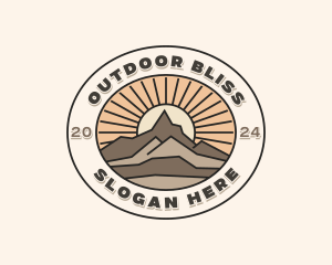 Peak Summit Hiking  logo design