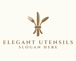 Fine Dining Utensil logo design