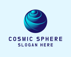 Global Tech Sphere logo design