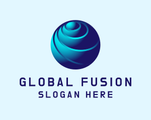 Global Tech Sphere logo design