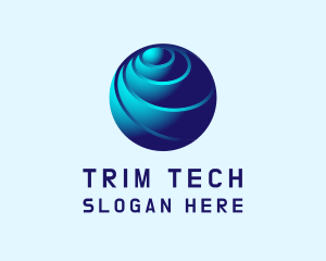 Global Tech Sphere logo design