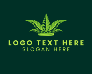 Cannabis Leaf Crown logo