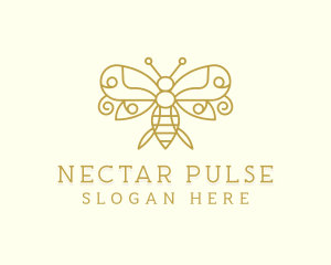 Bee Apiculture Nectar logo