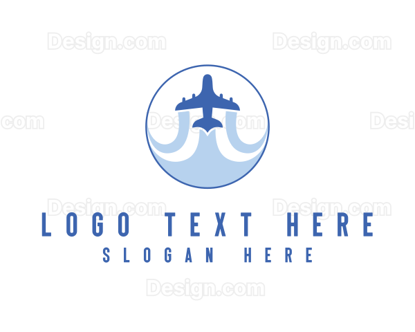 Tourism Travel Airplane Logo