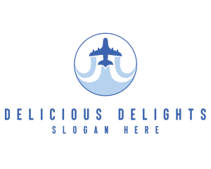 Tourism Travel Airplane Logo