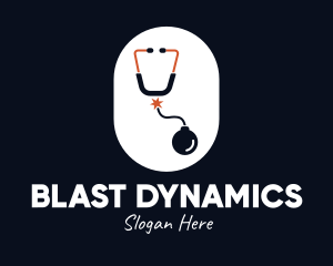 Bomb Medical Stethoscope logo