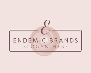 Beauty Watercolor Brand logo design