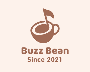 Musical Note Coffee logo design