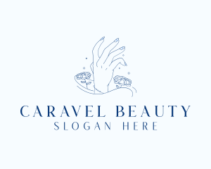 Beauty Spa Manicure  logo design