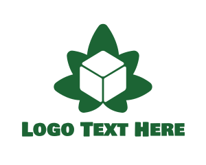 Green Cube Marijuana logo