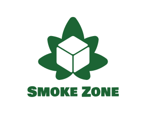 Green Cube Marijuana logo design